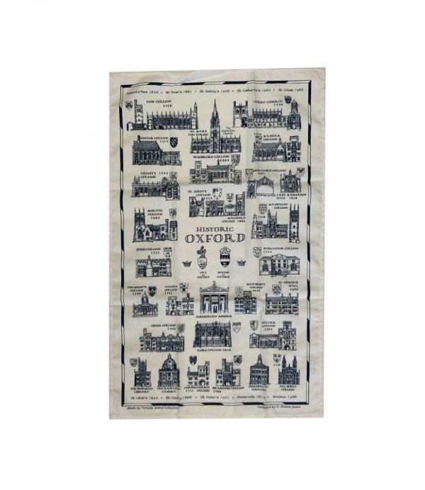 Oxford University Historical Teatowel